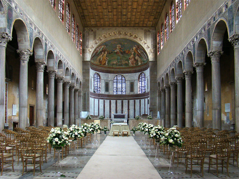 Interior da Basílica de Santa Sabina