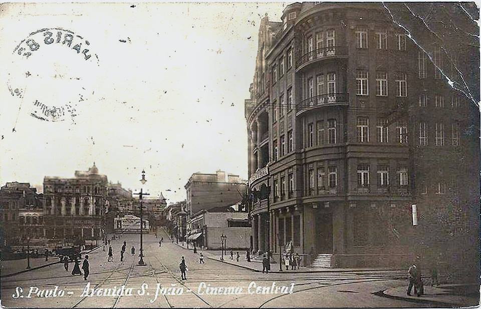 Cinema Central - Avenida São João - 1918