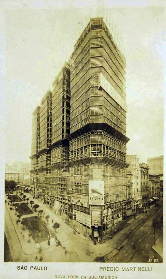 Edifício Martinelli - Em construção