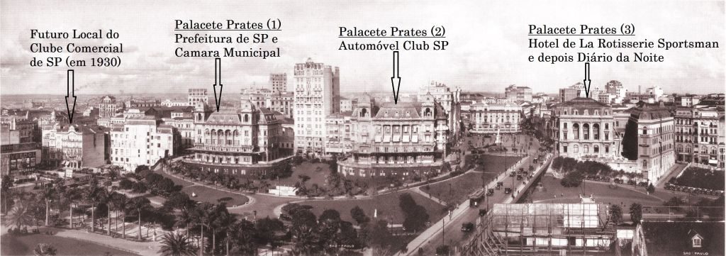 Edifício Sampaio Moreira - Em meio aos Palacetes de SP - 1928