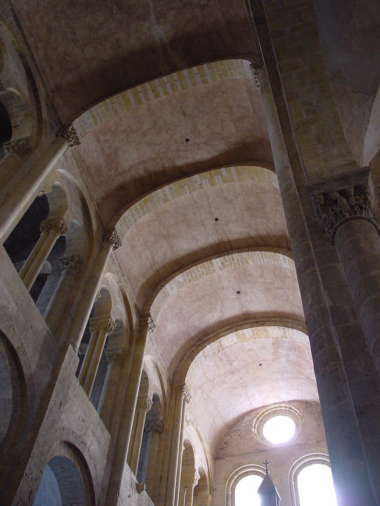 Igreja de Saint Foy - Conques - França - Abóbada Românica