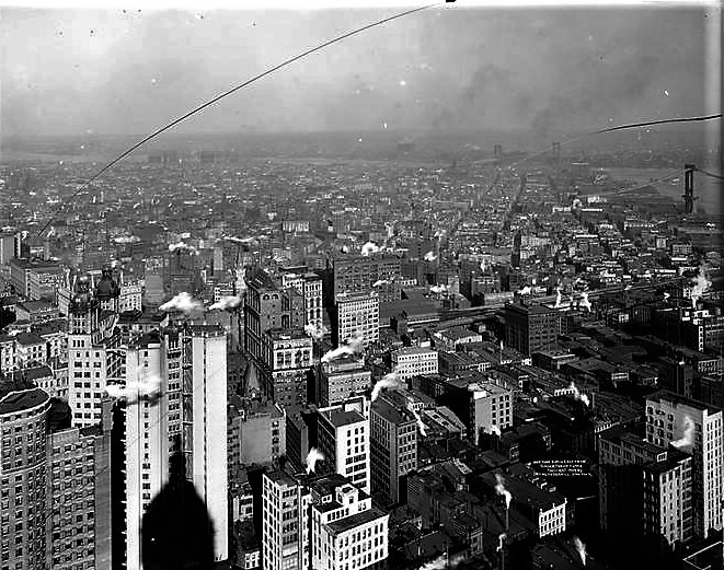 Vista de Nova York a partir do Singer-Building