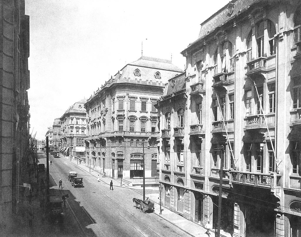 Palacetes Prates - Rua Libero Badaro - 1920