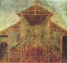 Corte de uma basílica padrão Corte de uma basílica padrão