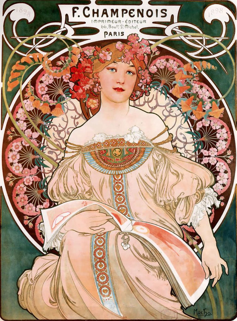 Cartaz Estilo Art Nouveau