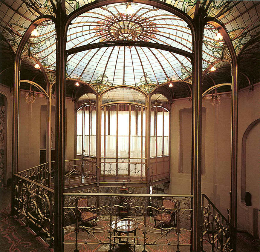 Interior em Art Nouveau