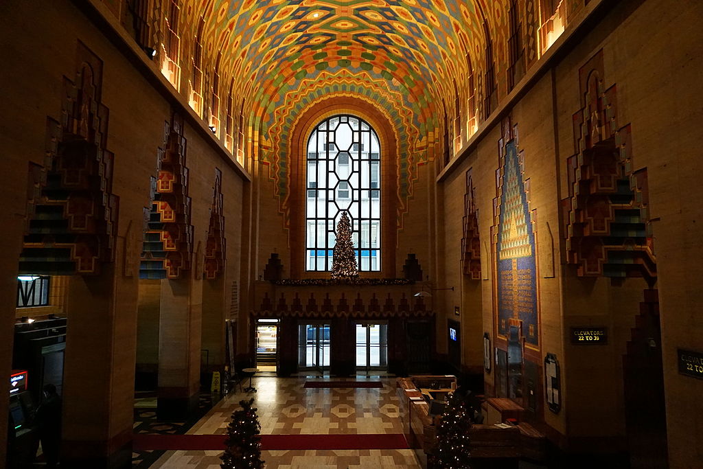 Lower lobby of the Guardian Building