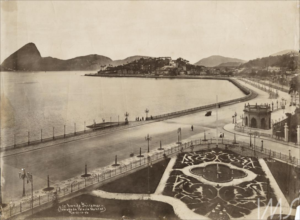 Palácio Monroe - Vista para o Flamengo - Augusto Malta - 21 12 1906