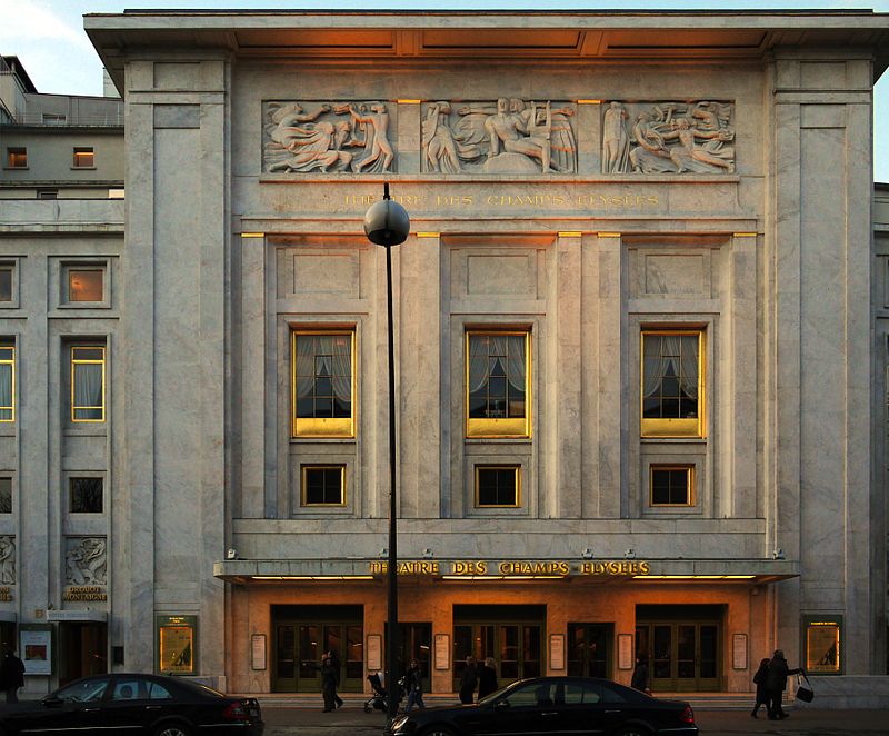 Théâtre des Champs-Élysées - Fachada