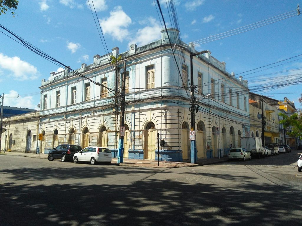 Rua do Brum com a Rua do Observatório, no Bairro do Recife, centro do Recife. Foto de Bráulio Moura